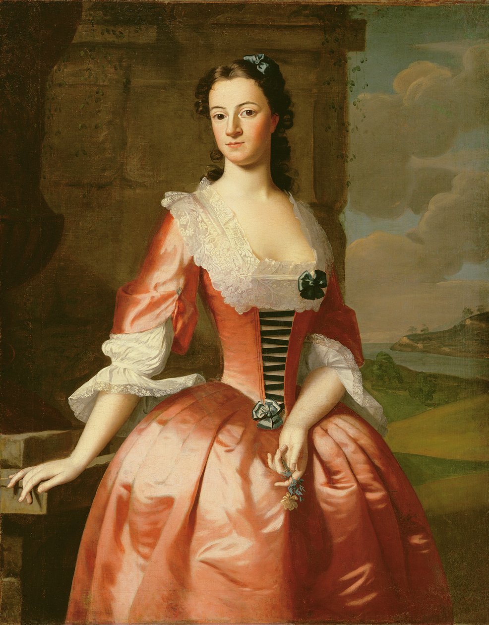 Rouva John Vinalin (1724-57) muotokuva 1748 tekijältä Robert Feke