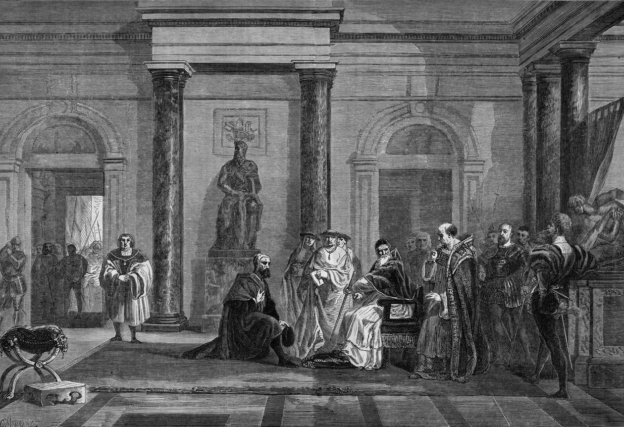 Paavi Julius II tekijältä Robert Fleury