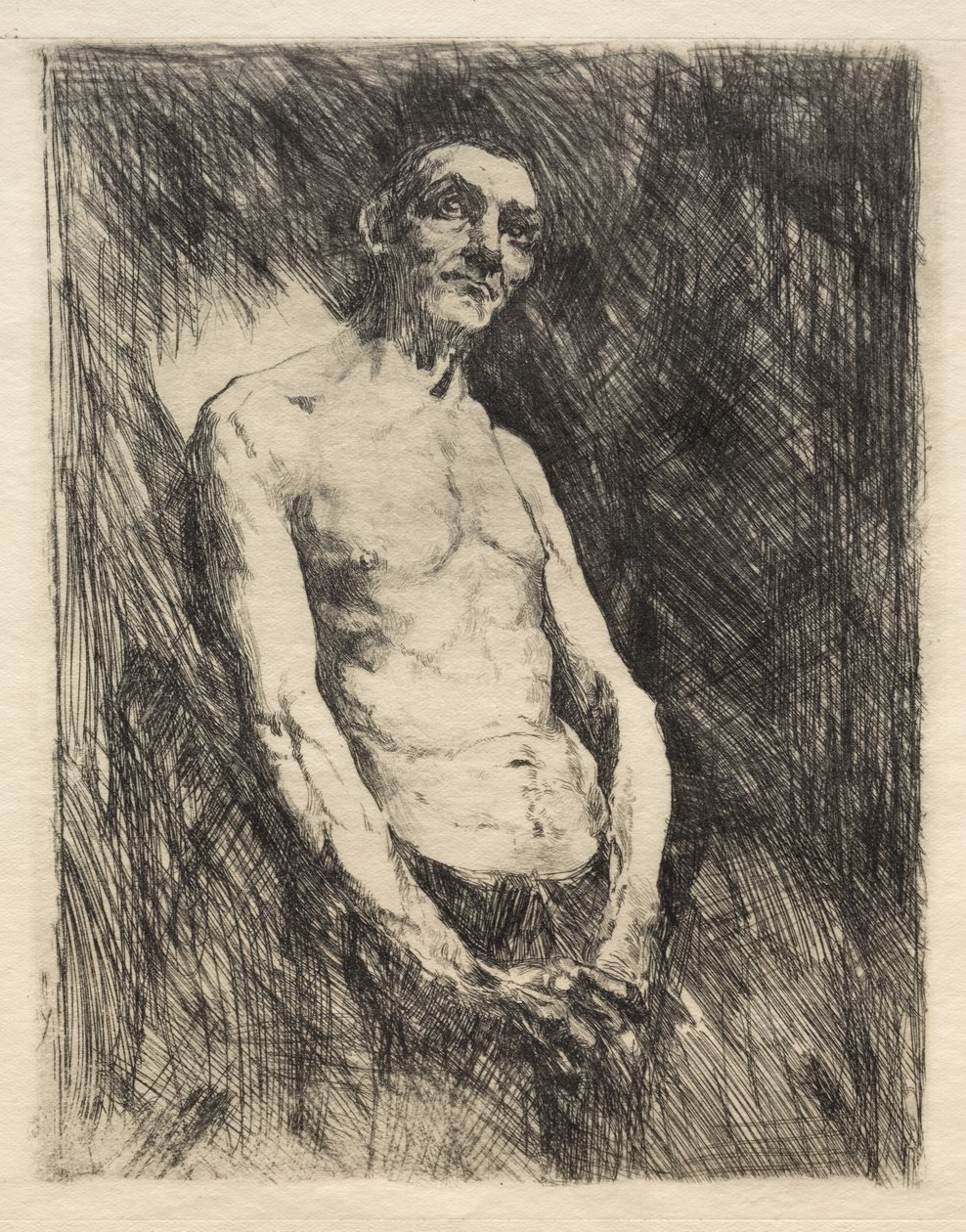 Puolialaston miehen hahmo, 1800-luku. tekijältä Robert Frederick Blum