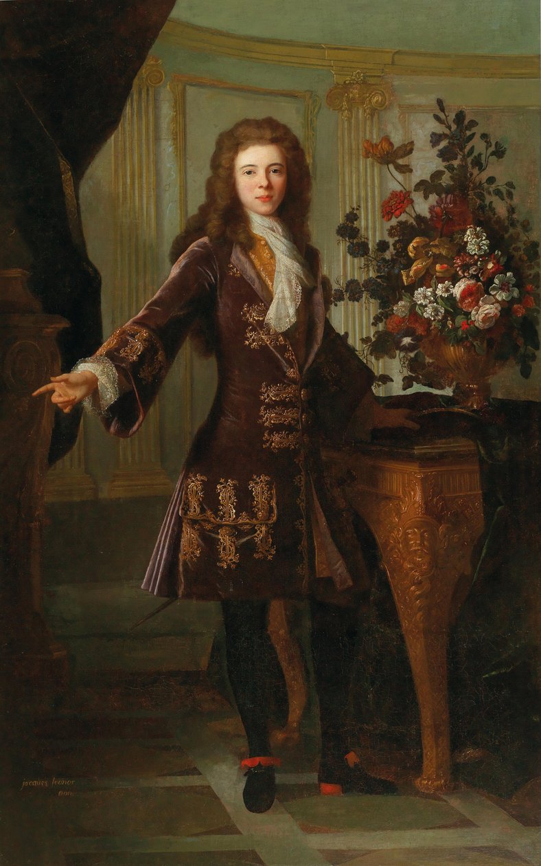 Monacon prinssin Jacques I:n muotokuva 1689-1751. tekijältä Robert Gabriel Gence