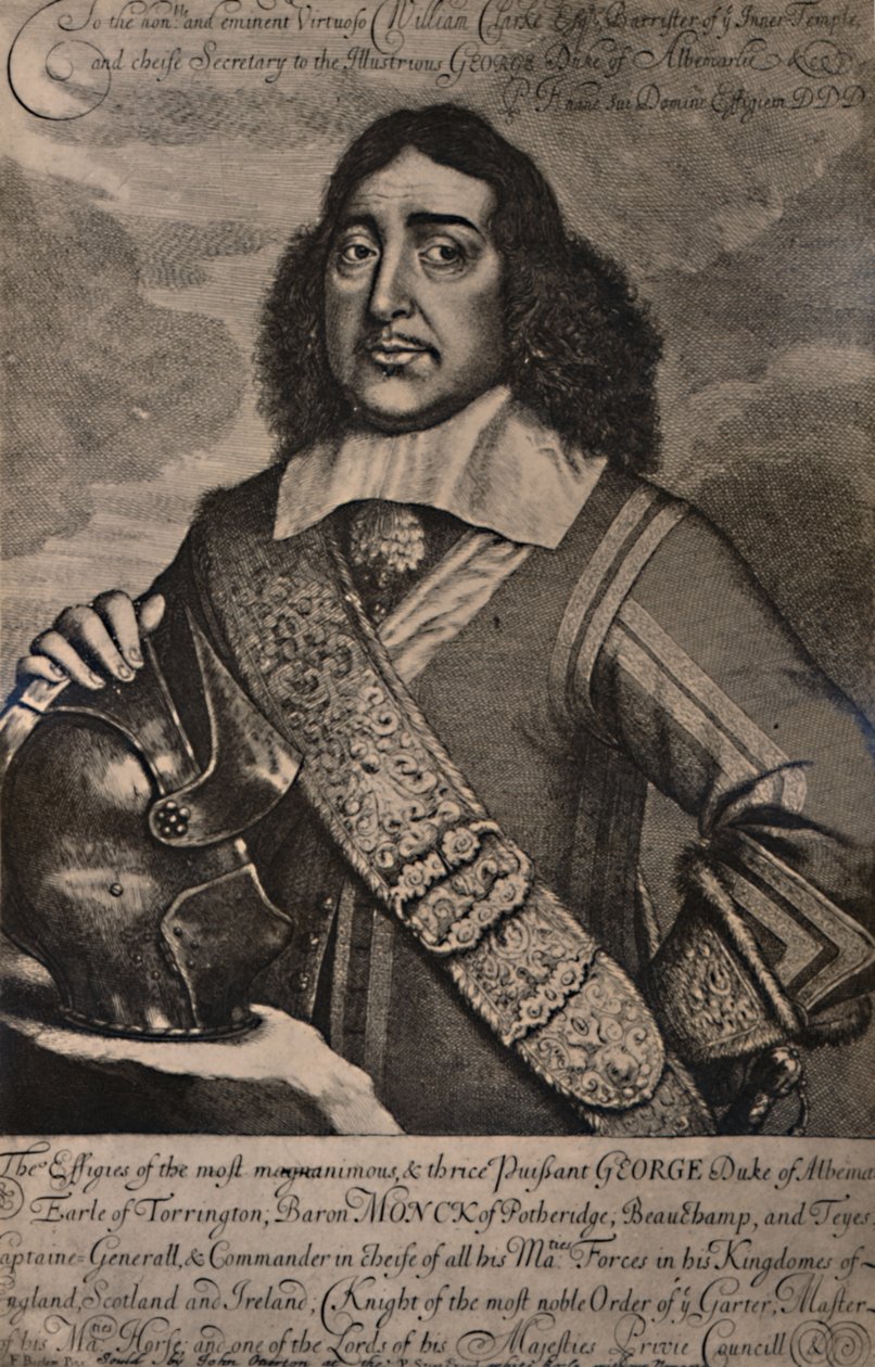 George Monck, Albemarlen ensimmäinen herttua, englantilainen sotilas ja valtiomies, 1600-luku 1894 tekijältä Robert Gaywood