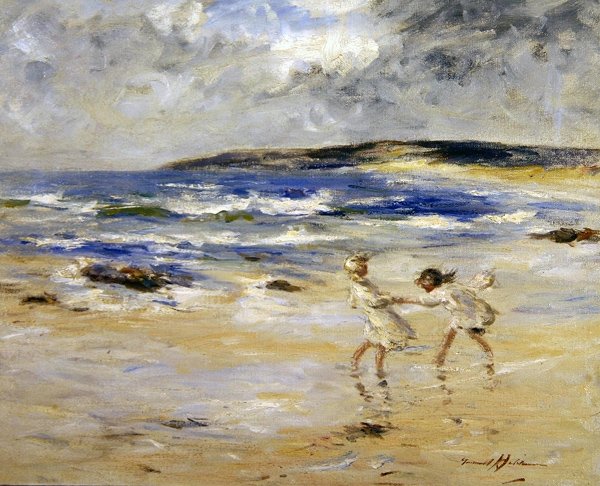 Shores of Macadinish (öljy kankaalle) tekijältä Robert Gemmell Hutchison