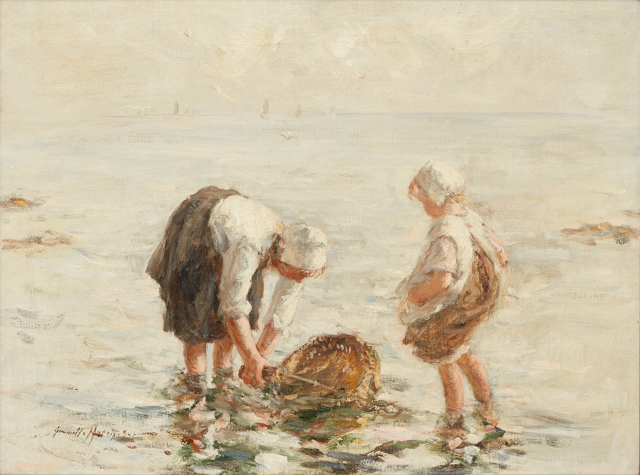 Katkarapu (öljy kankaalle) tekijältä Robert Gemmell Hutchison