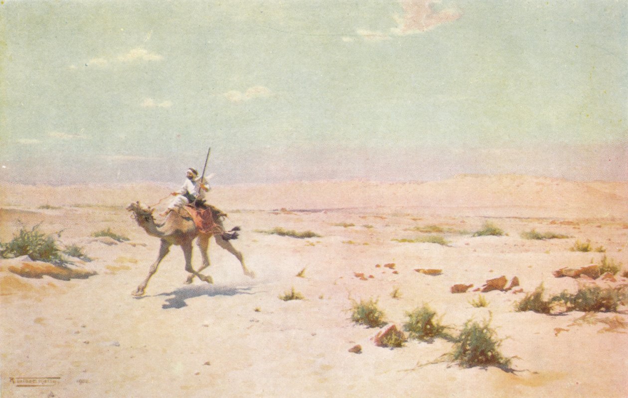 A Desert Courier, c1880, 1904 tekijältä Robert George Talbot Kelly