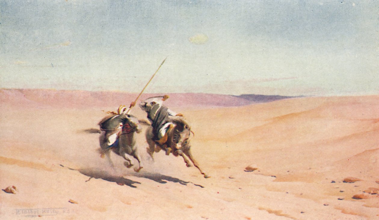 Kaksintaistelu, c1880, 1904 tekijältä Robert George Talbot Kelly