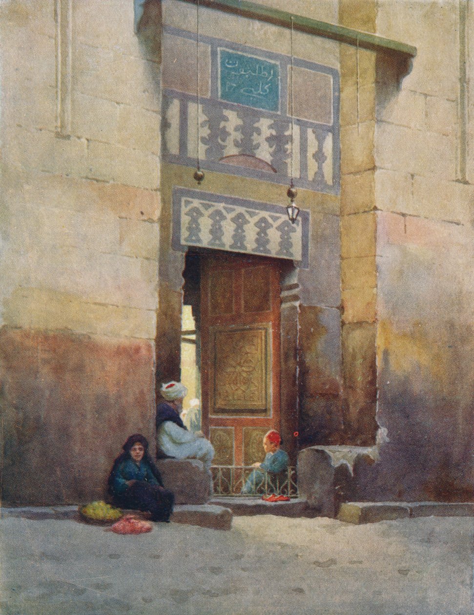Moskeijan ovi, Kairo, 1880, 1904 tekijältä Robert George Talbot Kelly