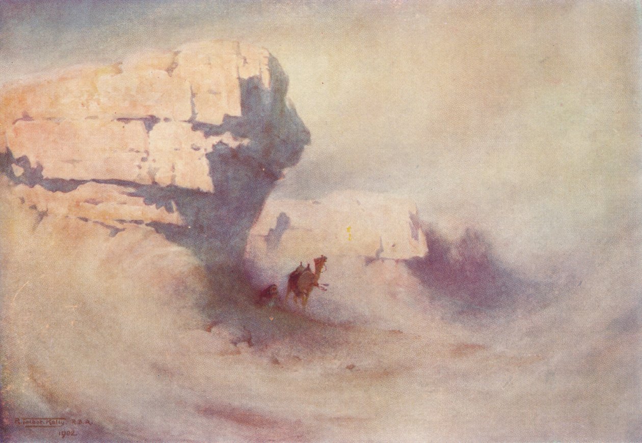 Hiekkamyrsky, 1880, 1904 tekijältä Robert George Talbot Kelly