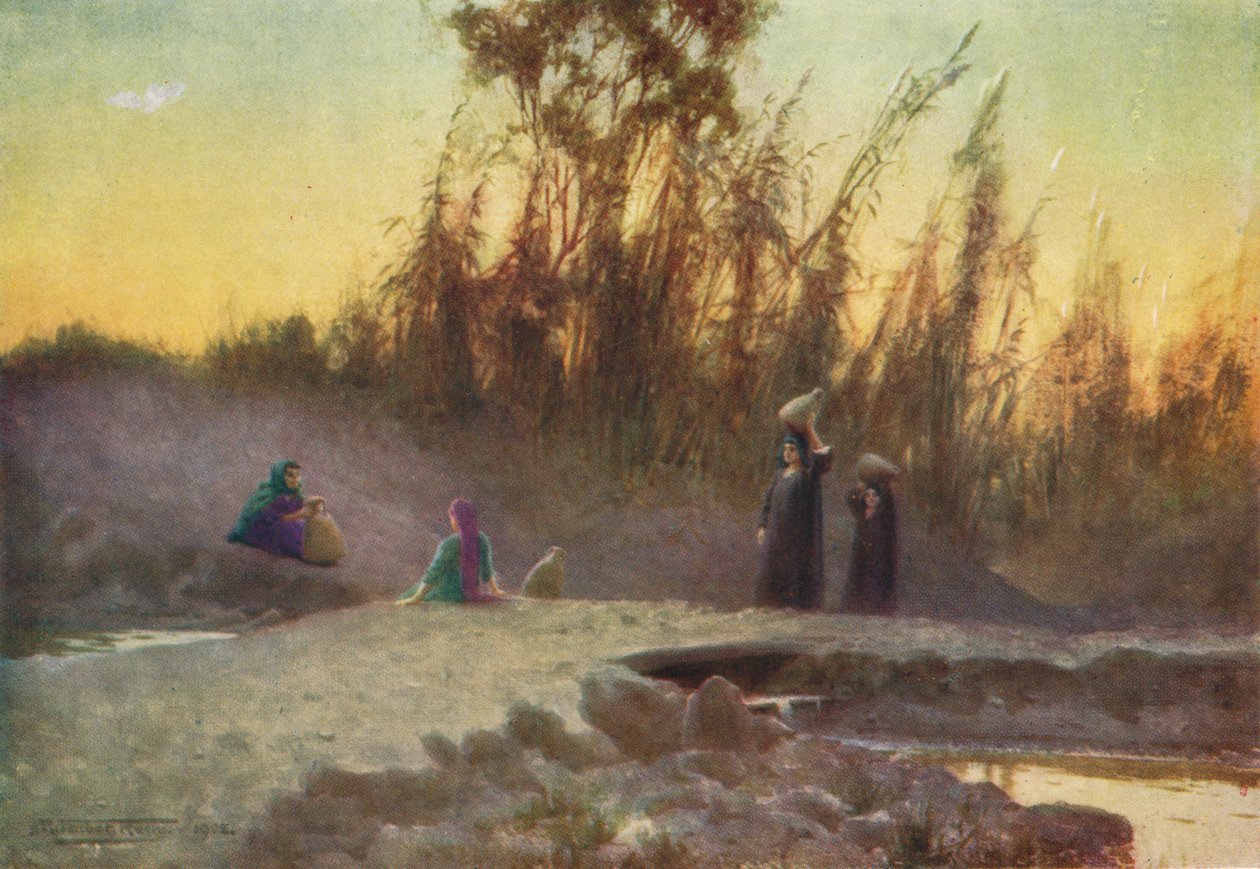 Kaivolla, 1880, 1904 tekijältä Robert George Talbot Kelly