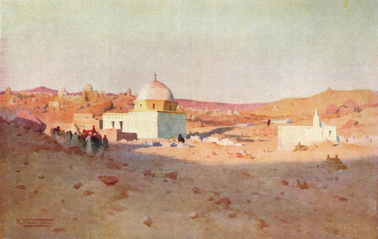 Cufic Cemetery, Assuan, c1880, 1904 tekijältä Robert George Talbot Kelly
