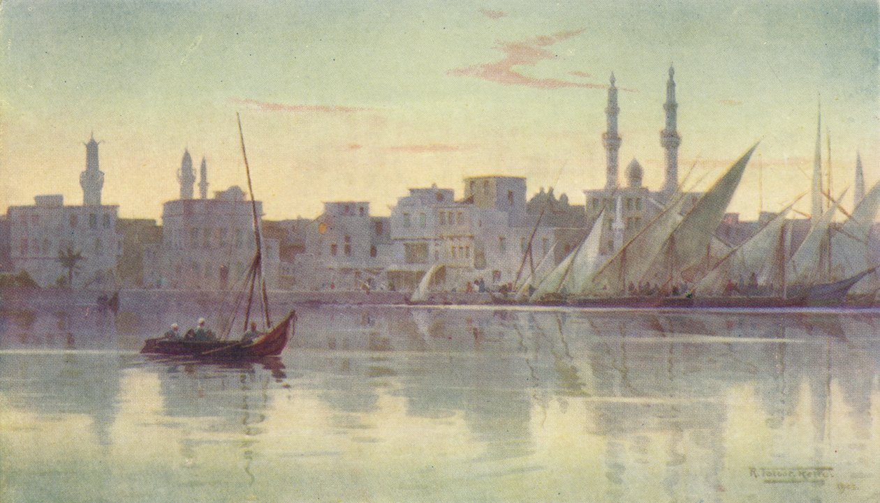 Early Morning at Damietta, c1880, 1904 tekijältä Robert George Talbot Kelly