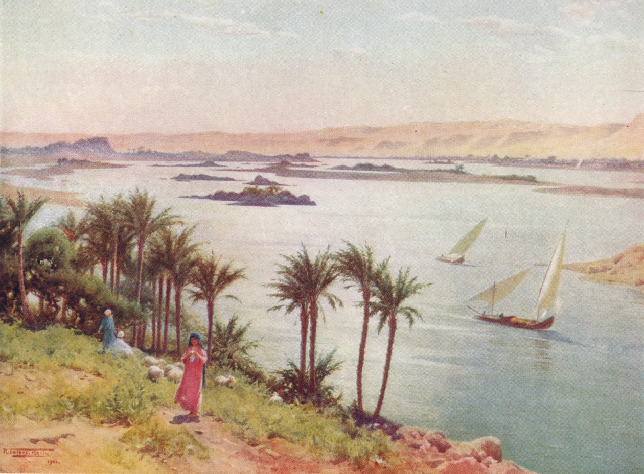 Ensimmäinen kaihi Elephantine Islandilta, c1880, 1904 tekijältä Robert George Talbot Kelly