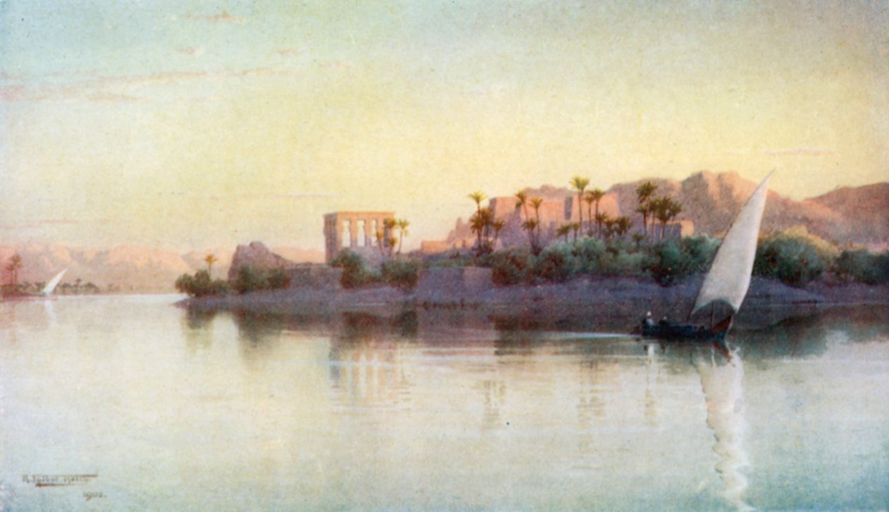 Philae (värilitraus) tekijältä Robert George Talbot Kelly