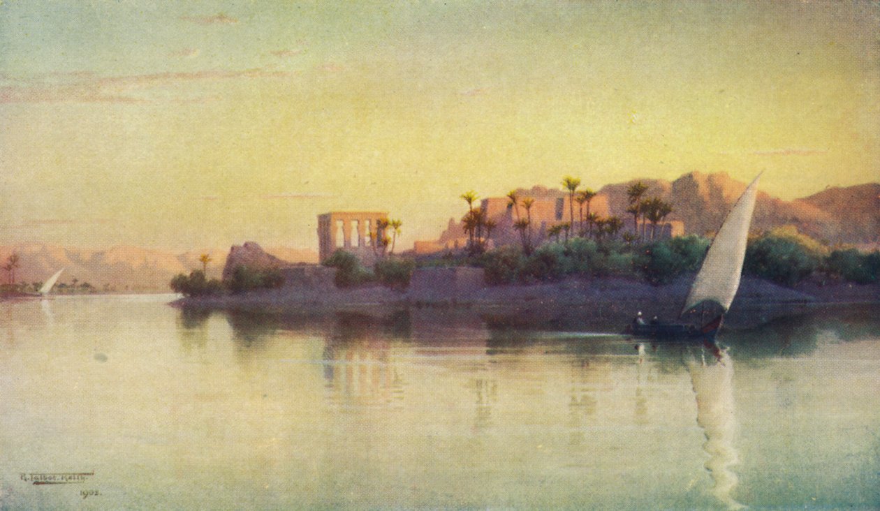 Philae, 1880, 1904 tekijältä Robert George Talbot Kelly