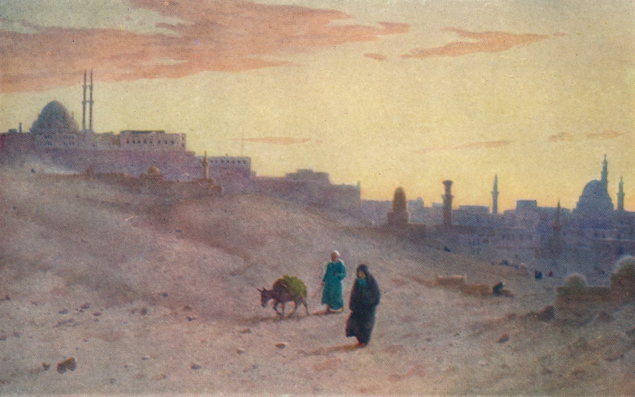 Citadel ja Kairo idästä, c1880, 1904 tekijältä Robert George Talbot Kelly