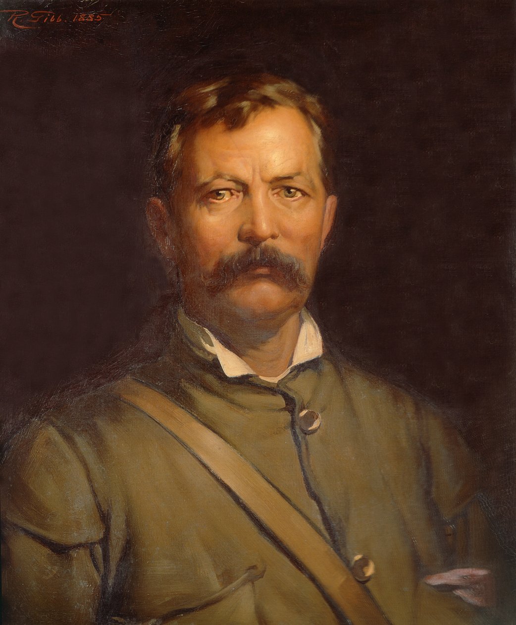 Henry M. Stanley, tutkimusmatkailija muotokuva tekijältä Robert Gibb
