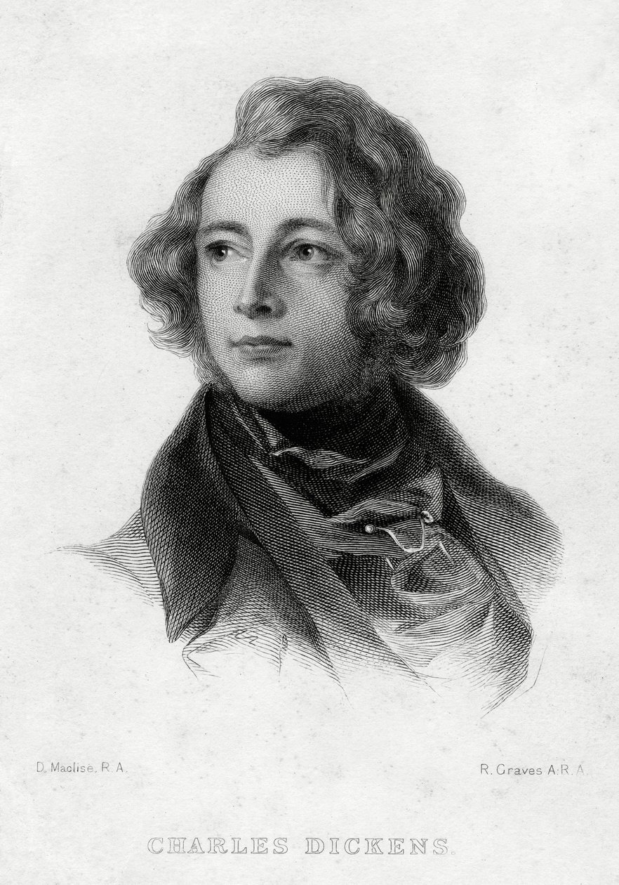 Charles Dickens, englantilainen kirjailija, 1870-luku tekijältä Robert Graves