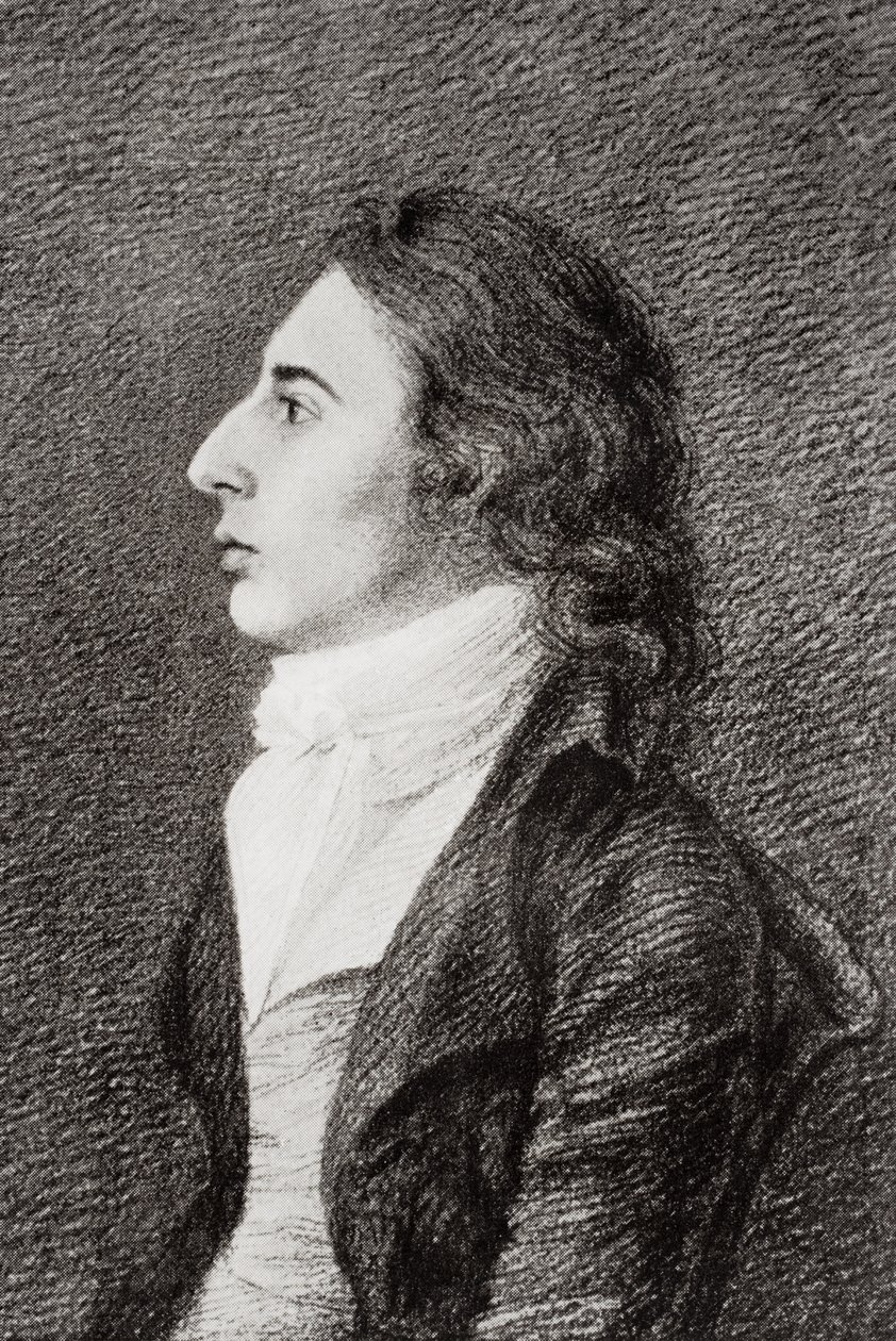 Robert Southey (1774-1843) E.V.:n teoksesta "The Life of Charles Lamb, Volume I". Lucas, julkaistu 1905 tekijältä Robert Hancock