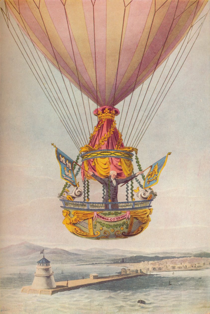 Sadler majakan yllä, Dublin, 1800-luku tekijältä Robert Havell
