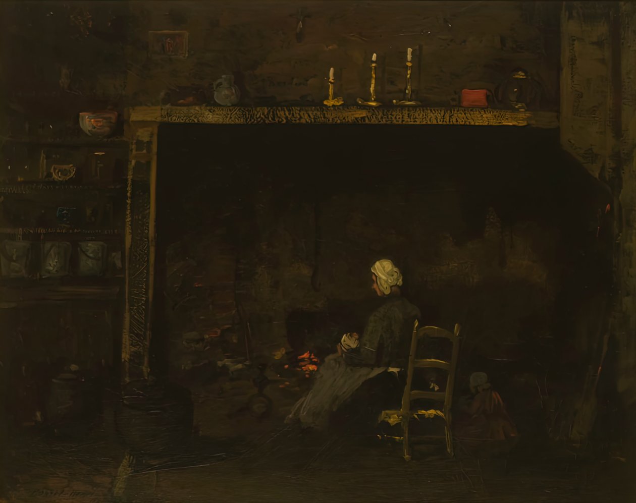 Normandian sisustus, 1899. tekijältä Robert Henri