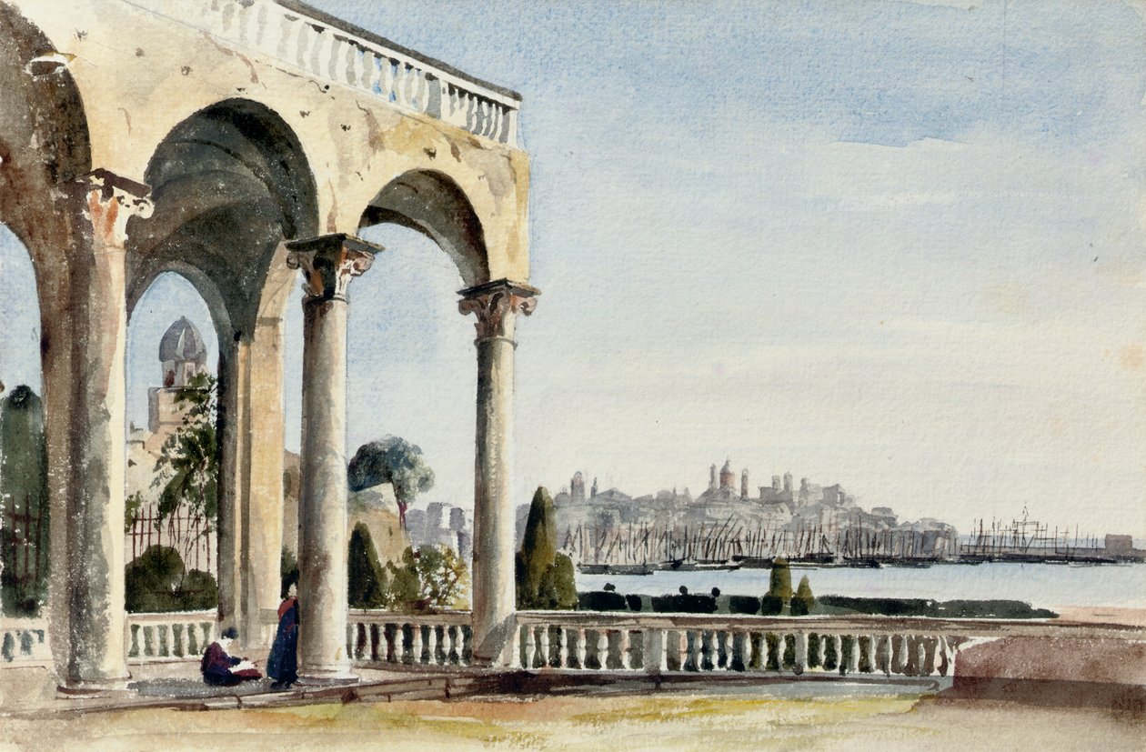 Villa Doria Genovassa, 1829 tekijältä Robert Henry Cheney