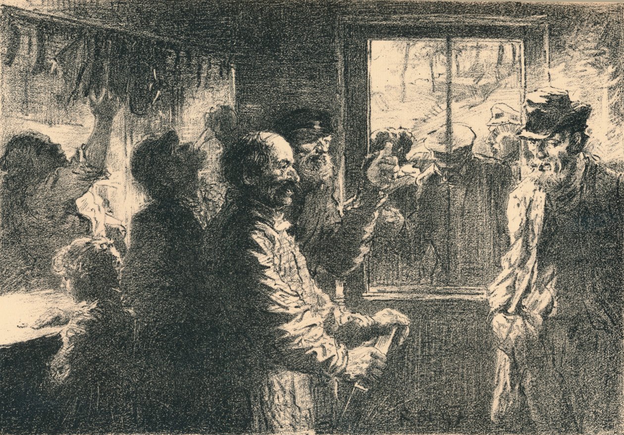 Dammerling, c1887-1898, 1898 tekijältä Robert Hermann Sterl