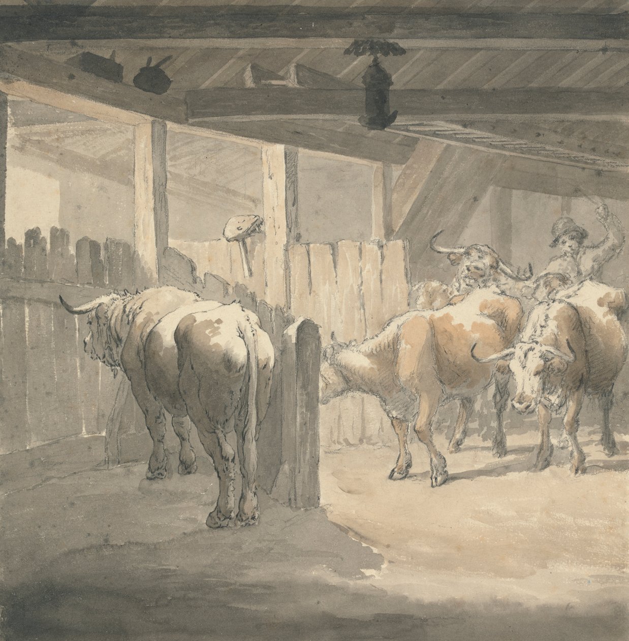 Cow Byre tekijältä Robert Hills