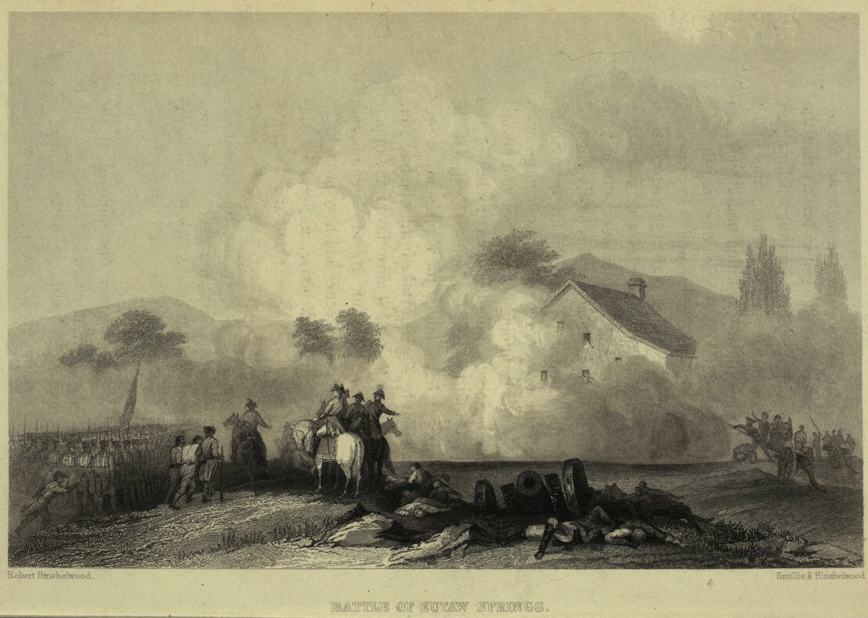 Eutaw Springsin taistelu vuonna 1781 tekijältä Robert Hinshelwood