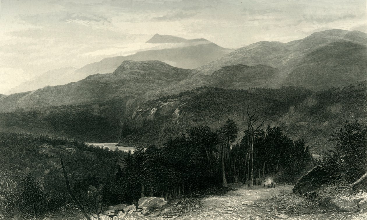 "The Smoky Mountains, North Carolina", 1872. tekijältä Robert Hinshelwood