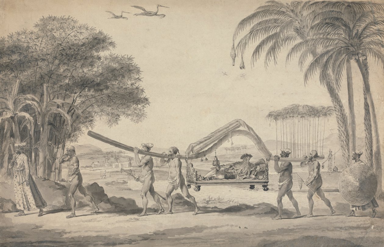 Viajante em um Palanquin em Indiafinnish tekijältä Robert Home