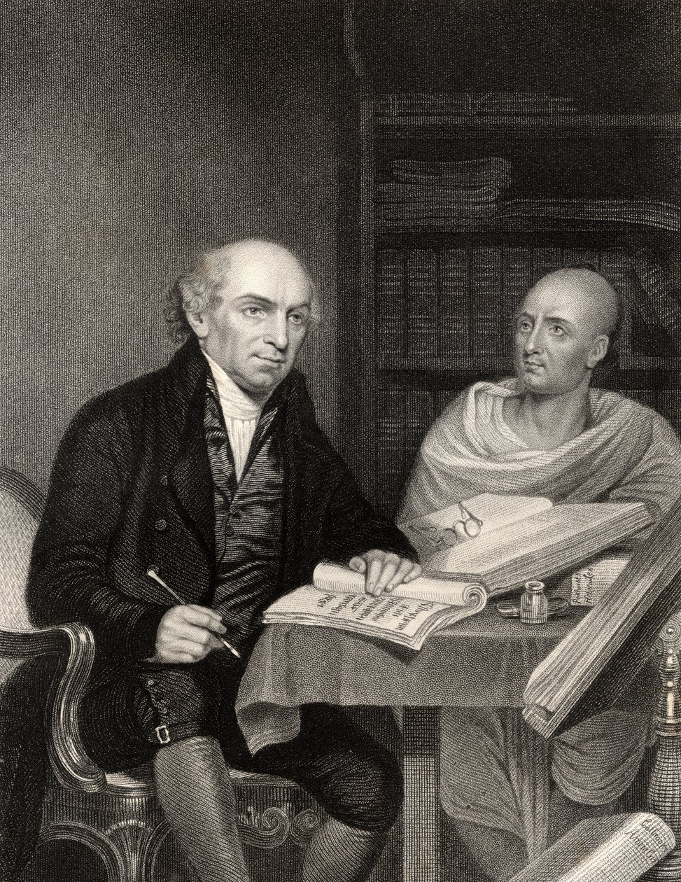 William Carey, kaivertanut J. Jenkins julkaisusta "The National Portrait Gallery, Volume III", julkaistu noin 1820 tekijältä Robert Home