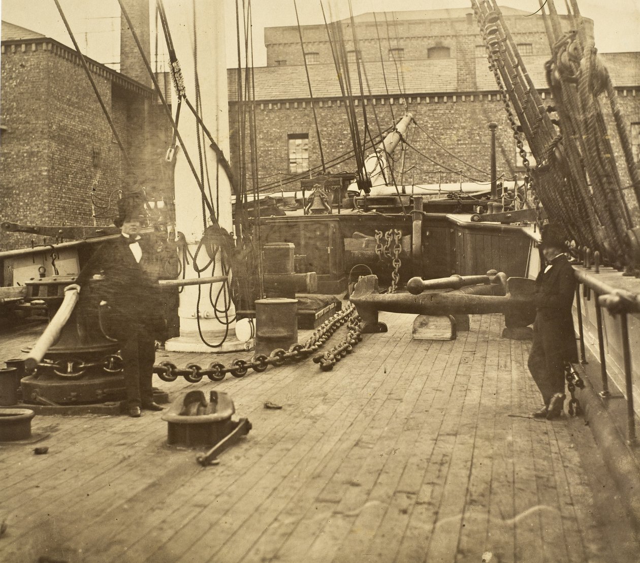 Brunel Aphroditan kannella, Liverpool tekijältä Robert Howlett