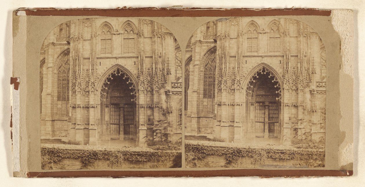 Saint-Ouenin kirkko, Rouen. (Eteläinen portaali.) tekijältä Robert Howlett