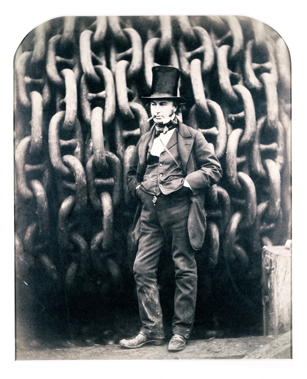 Isambard Kingdom Brunel, brittiläinen insinööri, 1857 tekijältä Robert Howlett