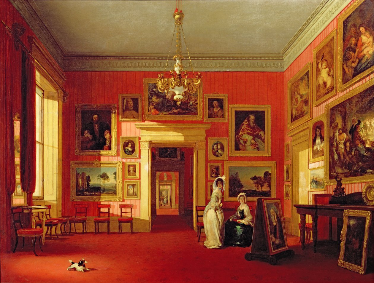 Lord Northwickin kuvagalleria Thirlestaine Housessa, n. 1846-47 tekijältä Robert Huskisson