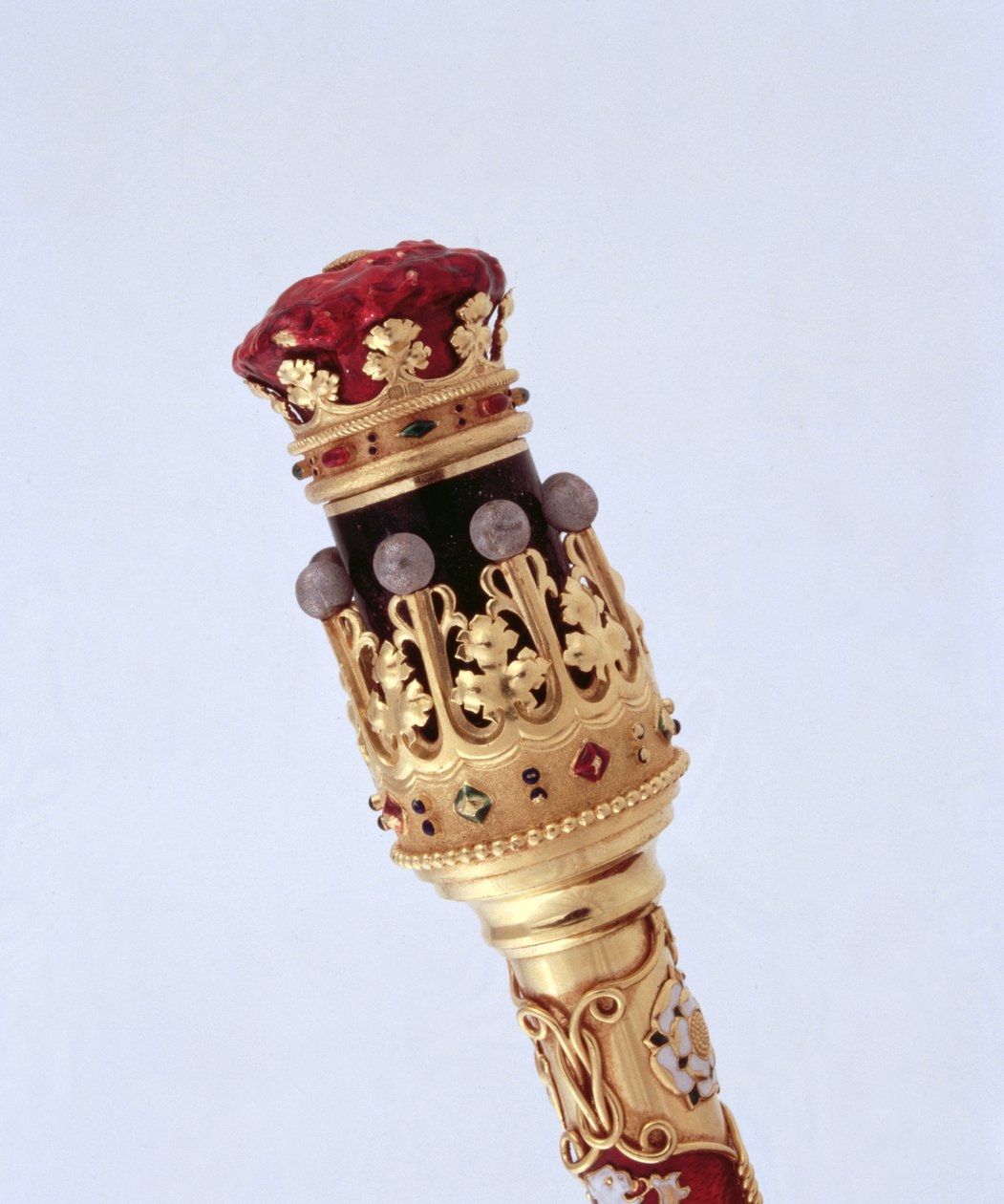 Earl Marsalkka -sauva, jonka College of Arms antoi Norfolkin viidestoista herttualle hänen ensimmäisessä avioliitossaan, 1877 (kulta) (katso myös 279117) (yksityiskohta) tekijältä Robert, II Garrard