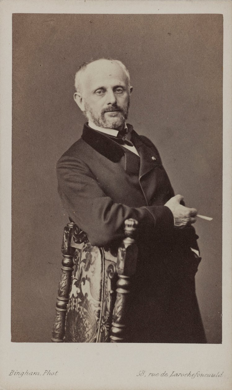 Taidemaalari Henri Lehmannin muotokuva 1814-1882, noin 1860. tekijältä Robert Jefferson Bingham