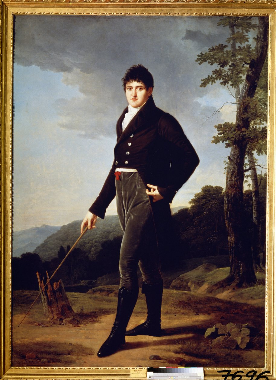 Kreivi Andrei Bezborodkon muotokuva. Robert Lefevren (1756-1830) maalaus tekijältä Robert Lefevre