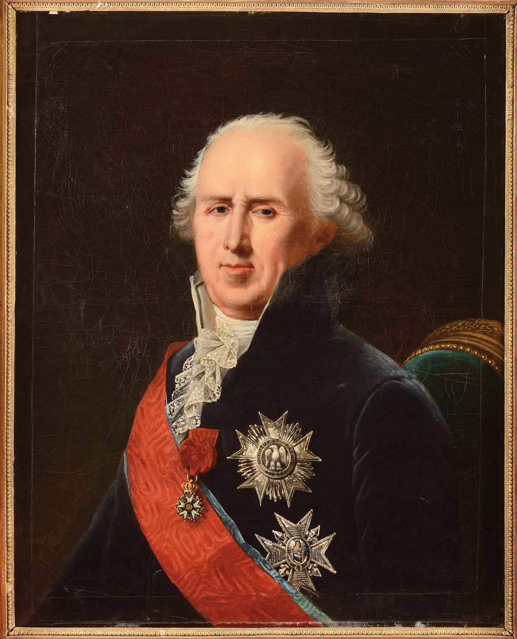 Muotokuva Charles-Francois (Charles Francois) Lebrunista (1739-1824), Plaisancen herttuasta, Lefevre, Robert (1756-1830). öljy kankaalle tekijältä Robert Lefevre