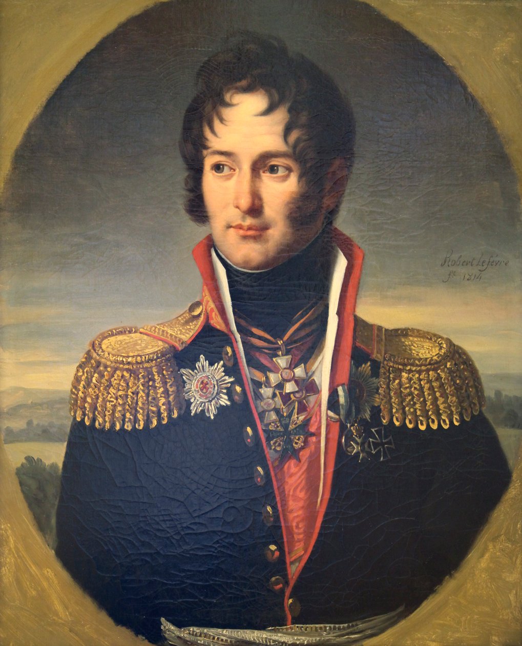"Kenraali Pjotr Chicherinin muotokuva", 1814 tekijältä Robert Lefevre