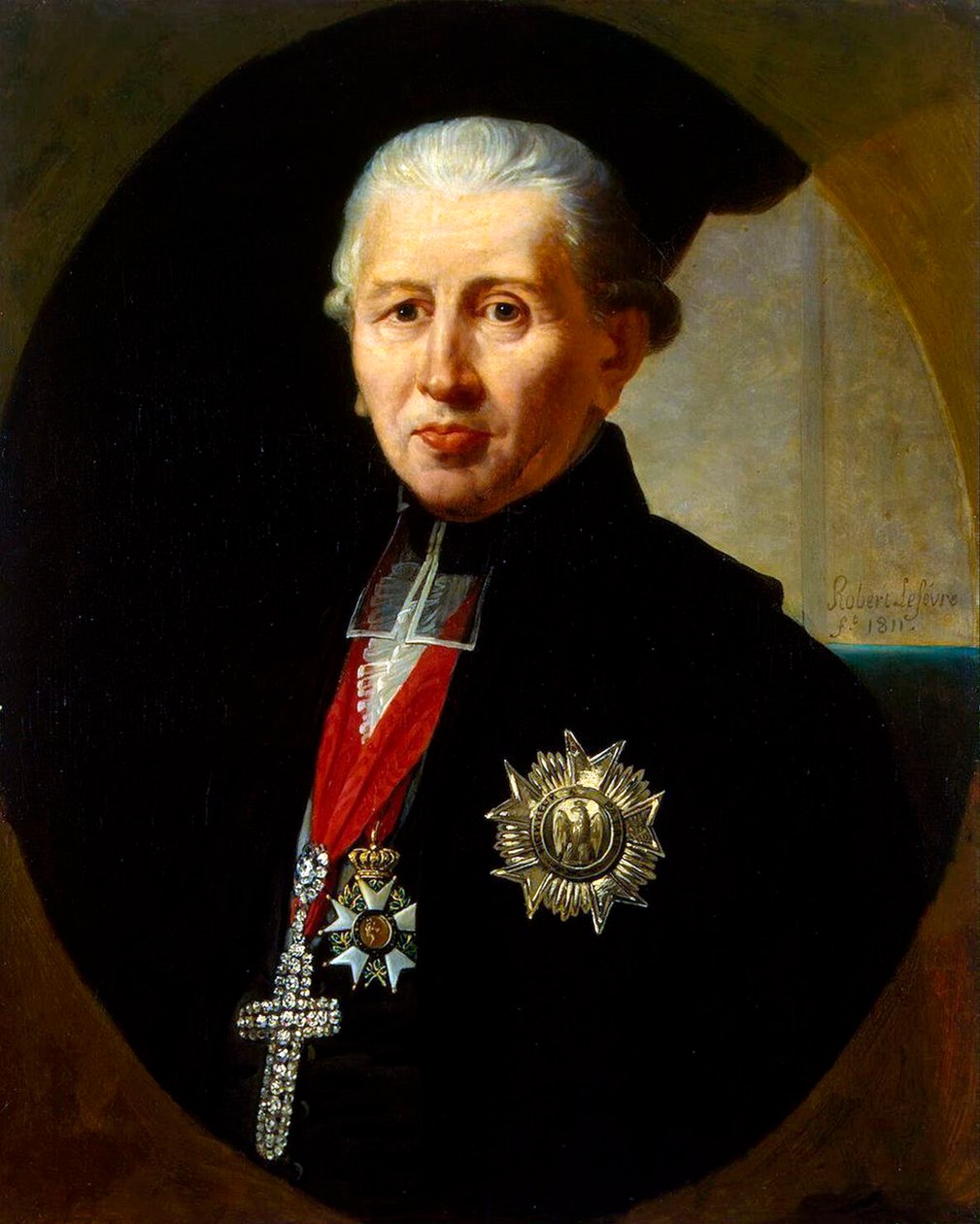 Karl Theodor von Dalbergin muotokuva, 1744-1817, 1811. tekijältä Robert Lefevre