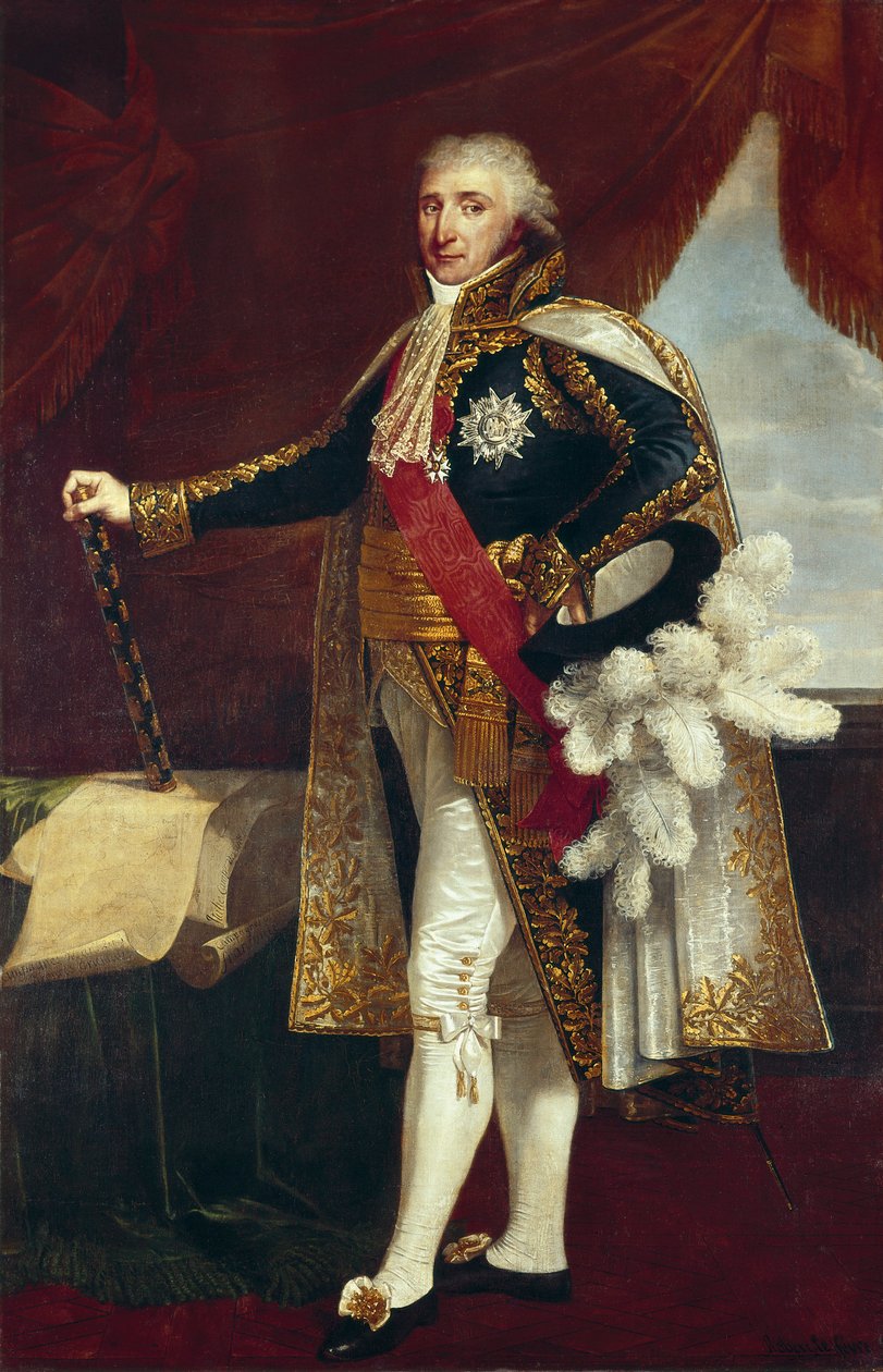 Marsalkka Charles-Pierre-Francois Augereaun muotokuva tekijältä Robert Lefevre