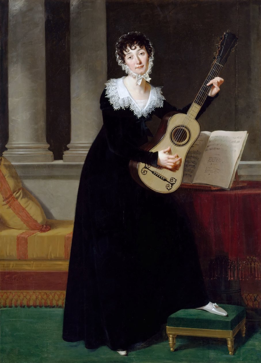 Pauline Duchambgen muotokuva 1778-1858, os. de Montet tekijältä Robert Lefevre