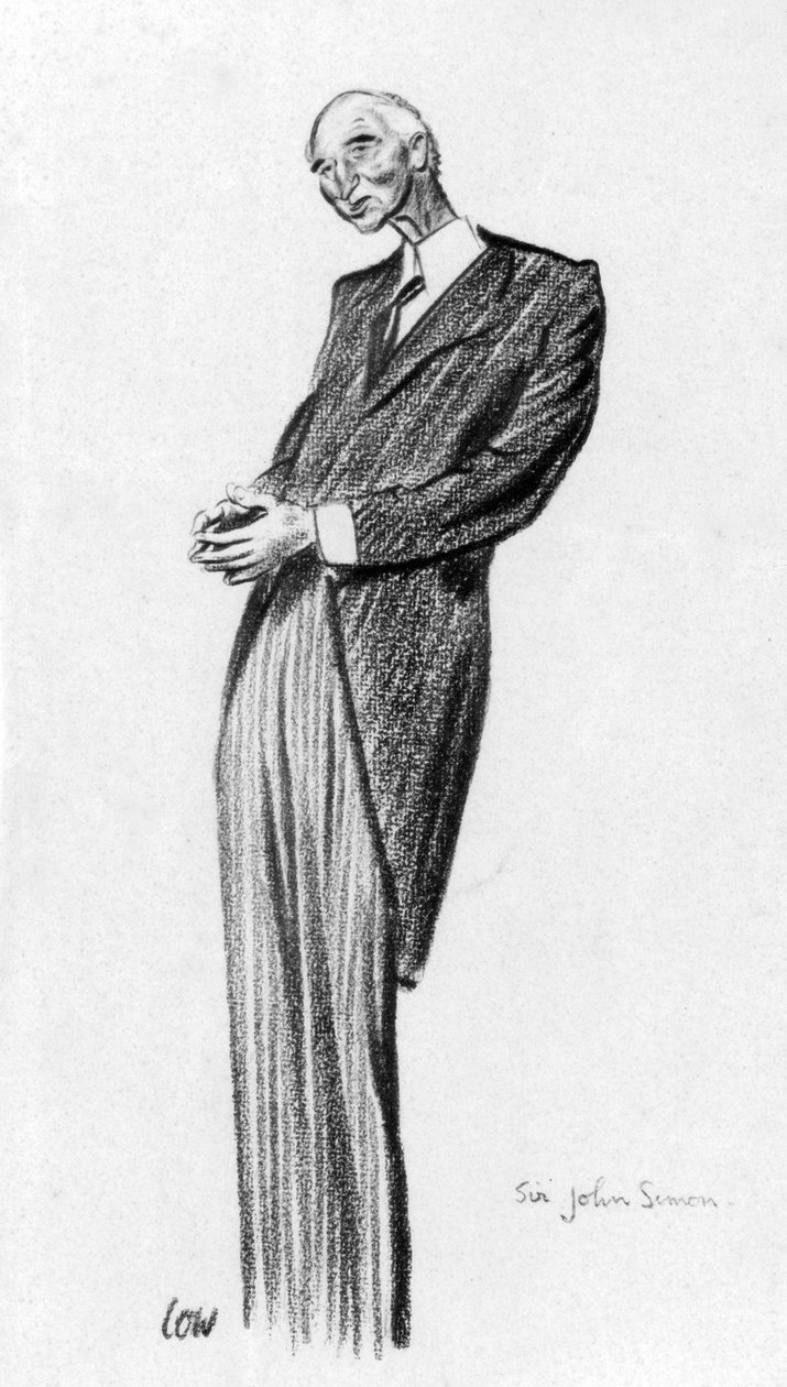 John Simon, ensimmäinen varakreivi Simon, 1933. tekijältä Robert Low