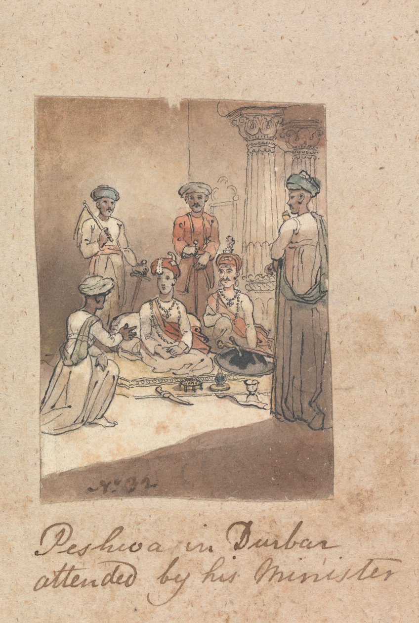 Maratha Peshwa ja hänen ministerinsä tekijältä Robert Mabon