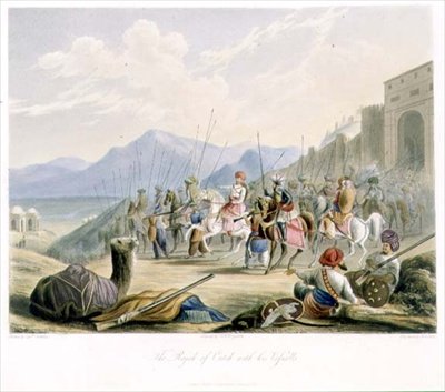 The Rajah of Cutch, Desal II (1819-60) vasalleineen, 