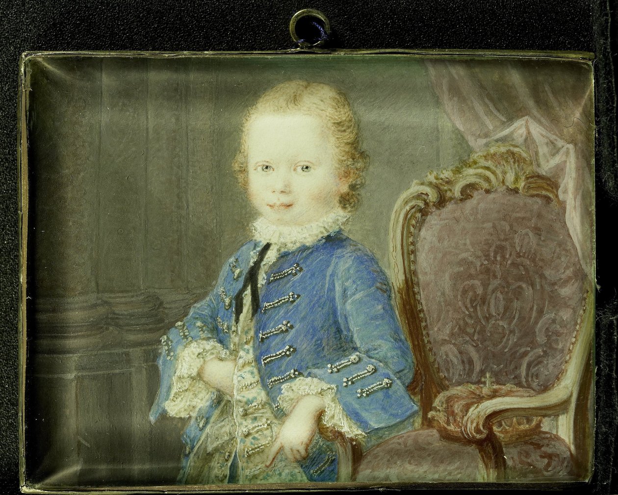 William V (1748-1806), Orange-Nassaun prinssi, lapsena tekijältä Robert Mussard
