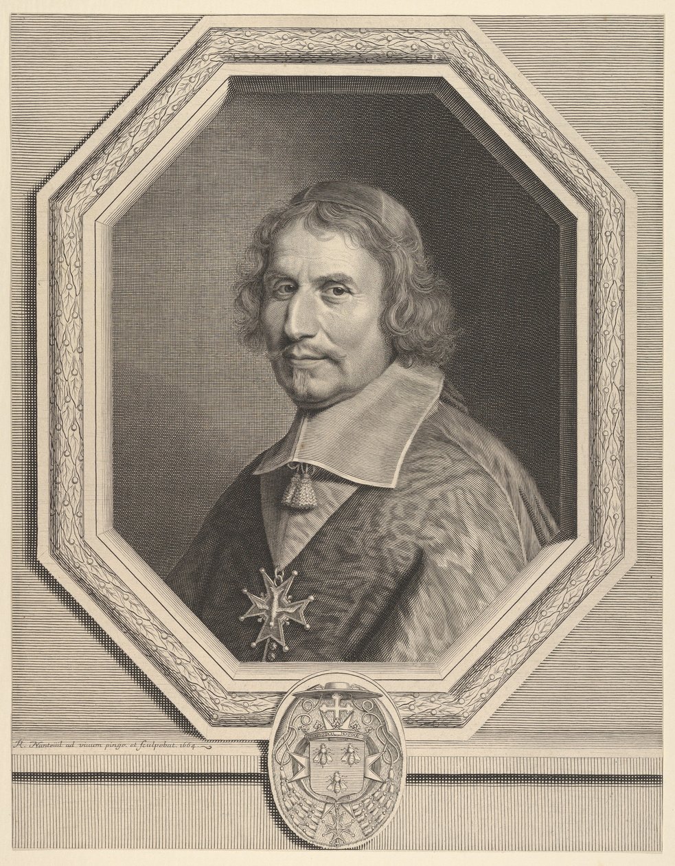 Kardinaali Antonio Barberini, 1664. tekijältä Robert Nanteuil