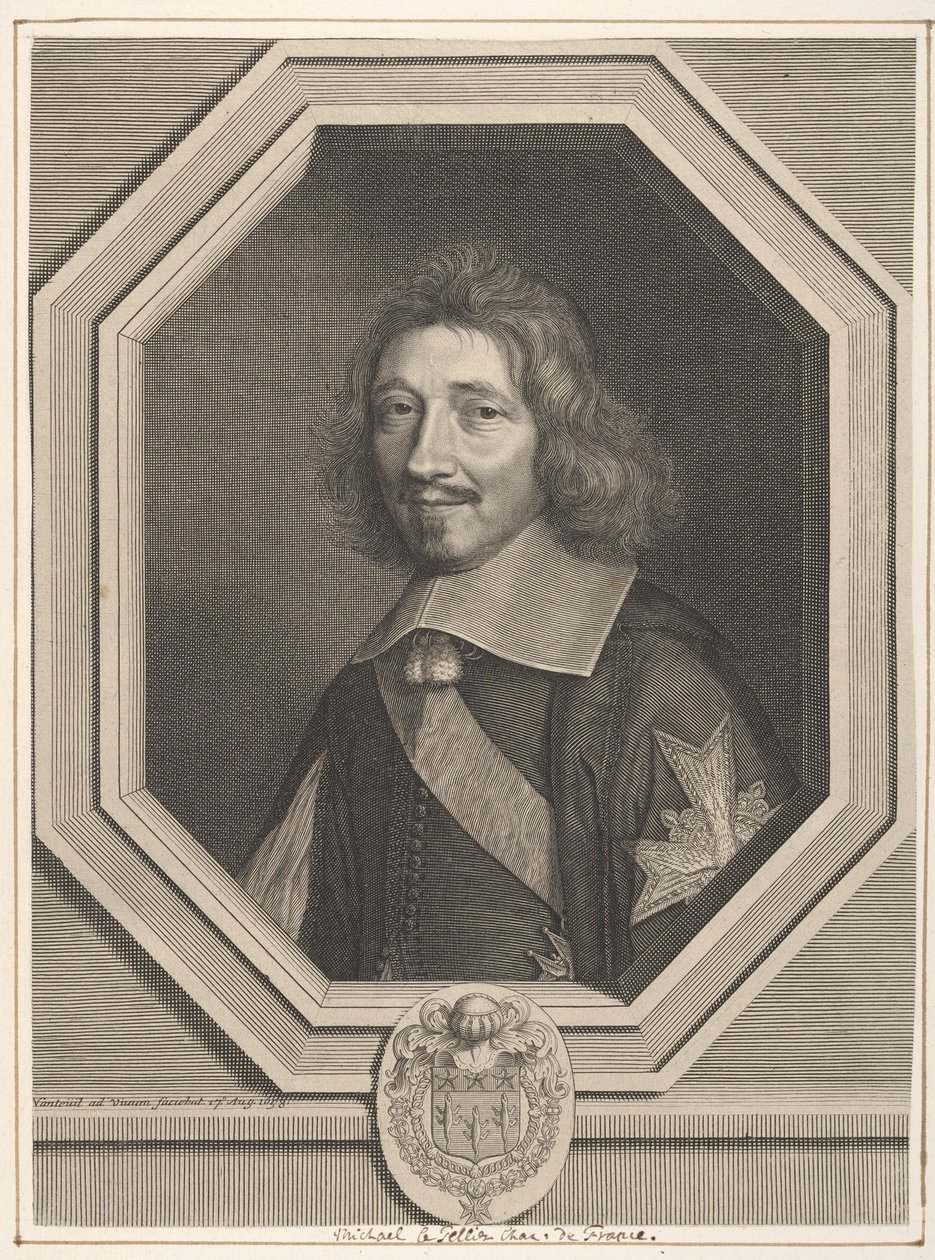 Kansleri Michel IV Le Tellier, 1658. tekijältä Robert Nanteuil