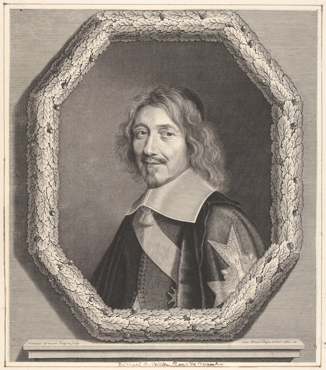 Kansleri Michel IV Le Tellier, 1661. tekijältä Robert Nanteuil