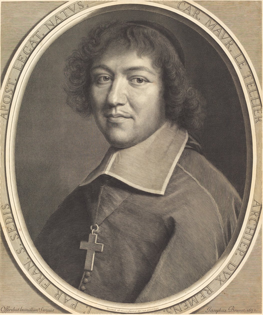 Charles Maurice Le Tellier tekijältä Robert Nanteuil